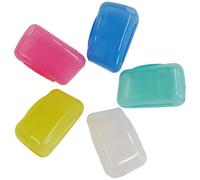 Ram® Lot de 5 Couvre-têtes de Brosse à Dents pour Voyage, Camping, randonnée, Vacances