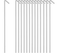 Ram Lot de 50 piquets de Tente en Alliage d'acier Robuste pour Camping, bâches, Filet, randonnée, 22,9 cm