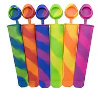 Ram® Lot de 6 moules à glace en silicone pour enfants