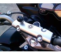 Ram Mounts Support De Base à Rotule Handlebar Clamp Base With M8 Screws