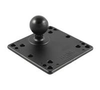 Ram Mount 3.625"" Square Plate W/Vesa Hole Pattern & 1.5"" Ball