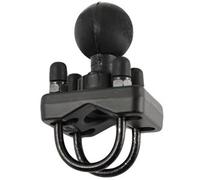 Ram Mount Stainless Steel Double U-Bolt Base W/1.5"" Ball F/Rails 1""-1.25"" In Diameter