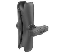 RAM Mounts Bras court RAM201U Double douille pour bases à billes 1,5" Argenté
