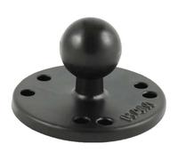 Ram Mounts 2.5 ´´ Round Plate With Amps Hole Pattern With B Size 1 ´´ Ball Support RAM Composite Cradle