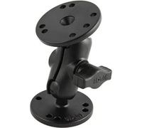 Ram Mounts Two Round Plates B Size Short Arm Universal Double Ball Mount Noir