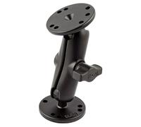 Ram Mounts Bras Pivot Unique Universal Double Ball Mount With Two Round Plates B Size Medium