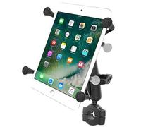 RAM Mounts Rail kit, M- X-Grip, B-Size X-Grip with Torque Medium, RAM-B-408-75-1-UN8U (X-Grip with Torque Medium Rail Base for 7-8 Tablets, Tablet/UMPC, Bike/Car, Black)