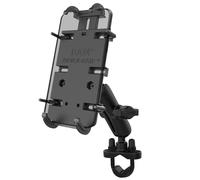 RAM Mounts Rail Mount SYST Quick Grip Phone Holder for Larger, W126109004 (Phone Holder for Larger Devices Quick-Grip, Mobile Phone/Smartphone, Navigator, Passive Holder,)