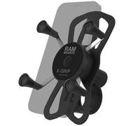 RAM Mounts RAM Mounts Support de téléphone X-Grip® Tough-strap pour vélo / scooter / moto Rotation à 360° Universel Petit Noir Noir