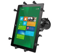 RAM-Mounts Support à ventouse pour tablettes 12 pouces Support universel X-Grip, boule B