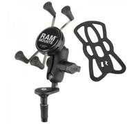 RAM MOUNTS Support de téléphone X-Grip® à bras court avec base pour tige de fourche