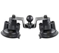 RAM Mounts UNPKD RAM Double SUCT Base Pivot W/Ball, RAM-B-189B-PIV1U (Pivot W/Ball)