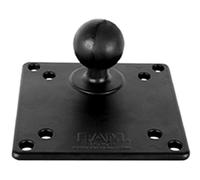 RAM MOUNTS VESA-Platte (75 x 75 u. 100 x 100 mm Lochraster) - C-Kugel (1,5 Zoll), im Polybeutel