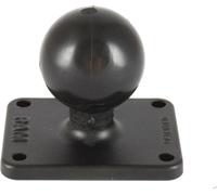 RAM Mounts Vis rectangulaire ou support de vis, 5 x 6 cm, avec tige sphérique de 1,5", RAM-202U-225