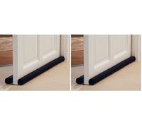 RAM ONLINE Boudin de Porte Double Face, Ruban Auto-adhésif, Isolant en Mousse, Joint en Mousse, s'adapte au Bas de la Porte, sous la Porte, Bouchon de Porte, 90 cm de Long, Blanc, Taille Unique, 89