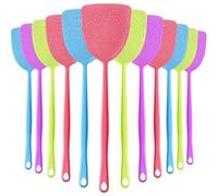 RAM ONLINE Ram12 Pack Tapette à Mouches, Attrape-Mouches, Insectes, Moustiques et Guêpes avec Long Manche Tapette à Mouches