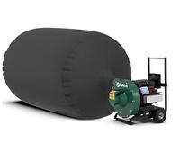RAM PRO-450 Sac d'aspirateur pour isolant en tissu indéchirable super résistant, 1,8 m x 1,2 m, bec facile à remplir et filtre à poussière EST 200 kg / 75 CF (résistance de 100 g)
