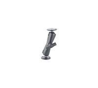 Ram Mounts C Size Medium Two Round Plate Double Ball Mount Argenté