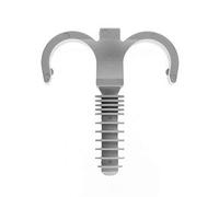 Ram - Ramclip Double, 16mm, Gris, Sachet de 10