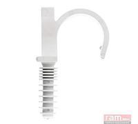 Ram - Ramclip Simple, 20mm, Blanc, Seau de 100