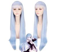 Ram Rem Re la vie dans un monde différent de zéro 80 cm de long droite rose bleu résistant à la chaleur cheveux synthétiques Cosplay + casquette de perruque gratuite Rem