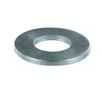 Ram - Rondelle en Acier Zingué, Trou 16mm, Externe 30mm, Gris, Boîte de 30