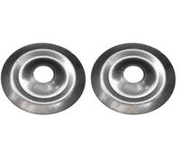 Ram - Rosace Plates, 40mm, Argent, Boîte de 100 (Lot de 2)