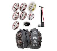 Ram Rugby - Lot de balles de compétences - Taille 5, 4 ou 3 - Le lot de balles de compétences peut aider les joueurs de tous âges et niveaux à améliorer leurs compétences de passe, d'attrapage, de