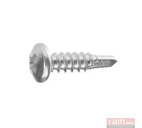 Ram - Vis Autoperçeuses Tête Ronde, 4.8mm x 25mm, Gris, Boîte de 100