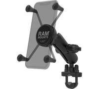 Ram X-Grip Support de téléphone grand format avec base à boulon en U pour guidon - Moyen