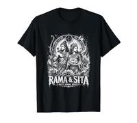 Rama et Sita Duty Brûlent Une Brillante épopée du Ramayana T-Shirt Graphique avec Valeur