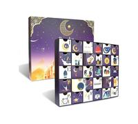 Ramadan Calendar,Ramadan Advent Calendar with 30 Countdown Drawers DIY filling,Pre-Assemb easter decor
