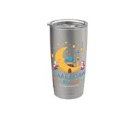 Ramadan Kareem Enfants Mignon Croissant de Lune Enfants Musulmans Gobelet isotherme en acier inoxydable double paroi