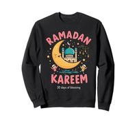 Ramadan Kareem Enfants Mignon Croissant de Lune Enfants Musulmans Sweatshirt