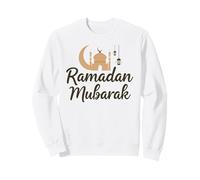 Ramadan Moubarak Joyeux Croissant de Lune Musulman Sweatshirt