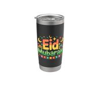 Ramadan Moubarak Kareem Joyeux Karim Muslim Eid Al Adha Gobelet isotherme en acier inoxydable double paroi