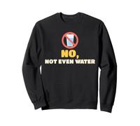 Ramadan Non Même Pas d'eau Humour Jeûne Réponse Musulman Sweatshirt