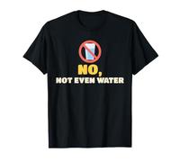 Ramadan Non Même Pas d'eau Humour Jeûne Réponse Musulman T-Shirt