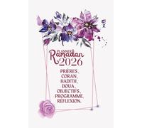Ramadan Planner 2026: un joli journal 30 jours organisateur femme à remplir , belle couverture de fleurs