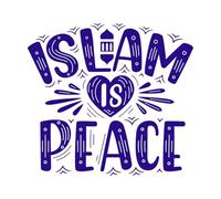 Ramadan, rechargez votre foi, religion musulmane, mois sacré, typographie Stickers artistiques en vinyle 54.6x59.4cm Étanche Bleu foncé