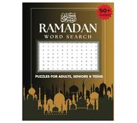 Ramadan Word Search Puzzle Book: Word Search with Easy to Read about Allah, Islam and more | Large Print 50+ Puzzles … Perfect for gifting and Free Times