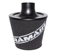Ramair Filters JS-070-BK Filtre à air universel avec col en alliage Noir 70 mm