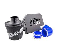 Ramair Filters SR-225-BL-ECU Performance Kit induction avec support de repositionnement ECU et tuyaux en silicone bleu