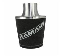 Ramair Filtre à air universel 70 mm Diamètre extérieur en aluminium Argenté