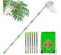 Ramasse-cerises télescopique extensible - Outil de cueillette de fruits - Outils de quincaillerie de jardinage agricole - Haute altitude - Équipement de cueillette de fruits pour poire, citron, orange