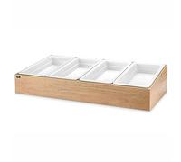 Ramasse-Couverts pour 4 Bacs GN 1/3 - Pujadas - GrisDM laquée