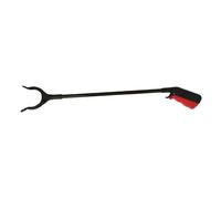 Ramasse-déchets Pince à Déchets Longue en Acier Inoxydable Noir | Usage Extérieur et Domestique, Poignée Ergonomique Antidérapante, Outil de Ramassage des Déchets, pour Personnes Âgées