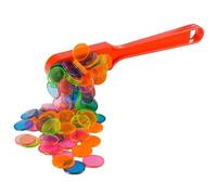 Ramasse jeton magnétique - PROVENCE OUTILLAGE - Rouge - 100 jetons - Intérieur - Pour enfants