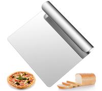 Ramasse Légumes Cuisine, Grattoir à Pâtes en acier inoxydable 304 304, Raclette en Acier Inox 304, Coupe Pate Boulangerie, Corne Patisserie, Spatule à Pâte Coupe Pizza, Grattoir Cuisine
