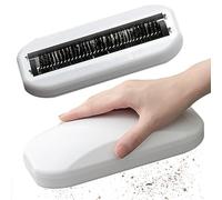 Ramasse-miettes, balayeuse de miettes 2 pièces, roulement à main ergonomique en poils PP, brosse à en coquille de noix, miette nettoyage ABS pour table, lit, canapé, tapis, balayeuse ta